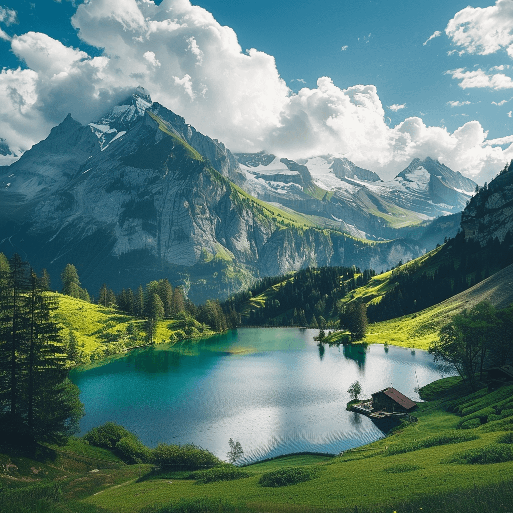 Wonderful mountain landscape