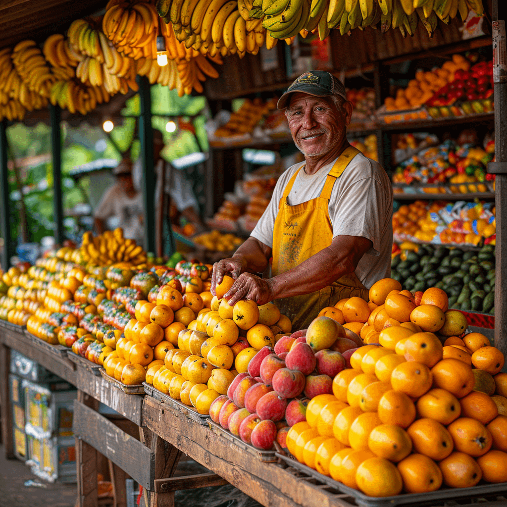 San Jose food market, Costa Rica