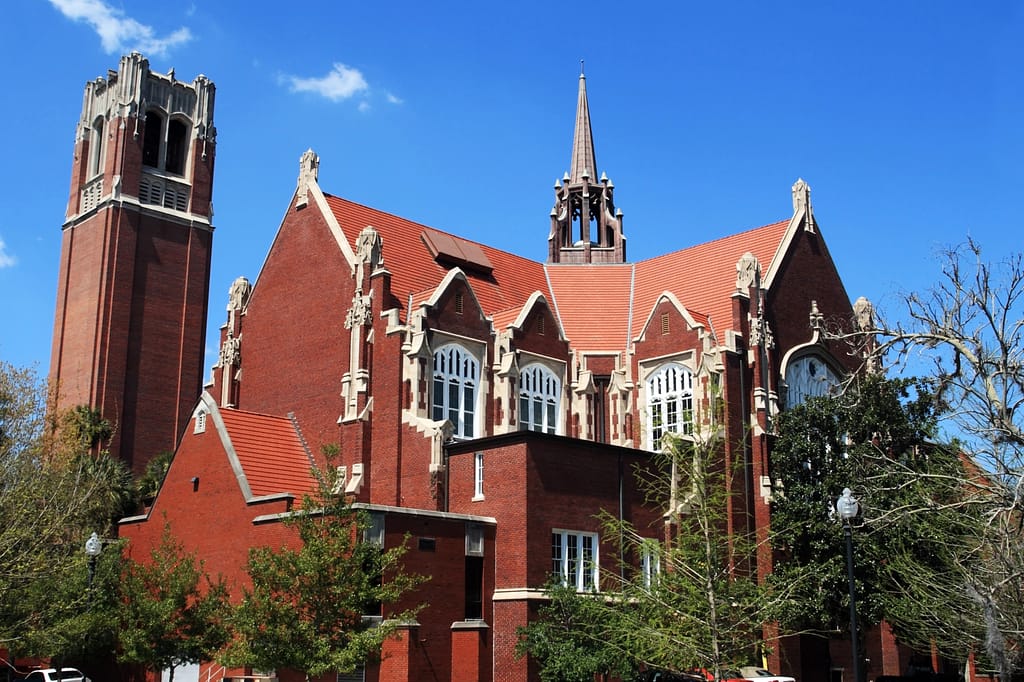UFL Auditorium and century tower - Gainesville, Florida
