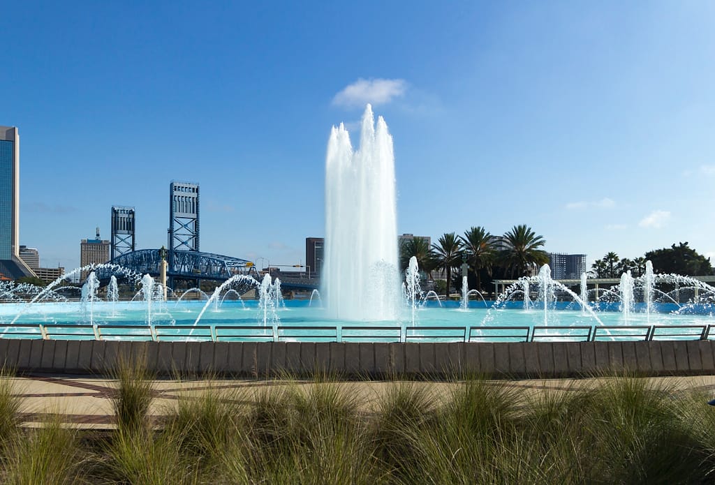 Historic Friendship Fountain in Jacksonville, Florida