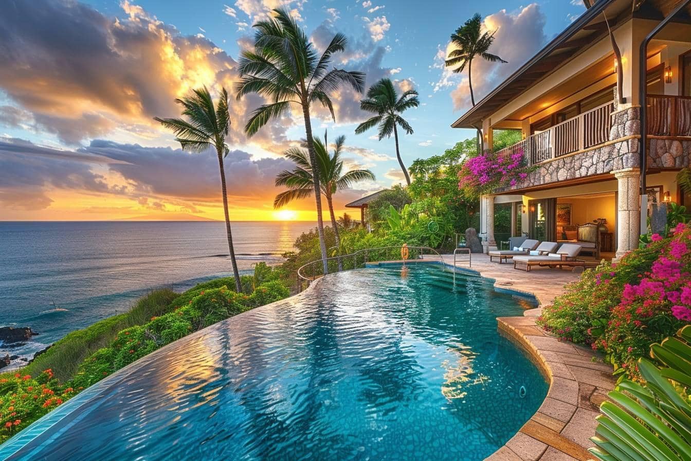 Hawaii Unveiled : From Opulent Oceanfront Villas to Cozy Campgrounds by the Sea