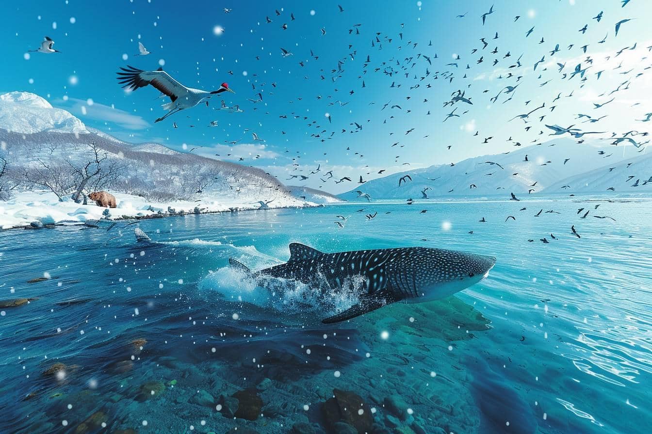 Explore Japan's Wild Heart : From Hokkaido's Wildlife to Okinawa's Whale Sharks