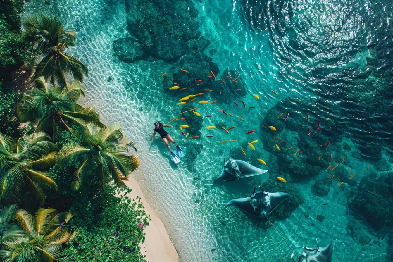 Dive into Adventure : Snorkeling with Manta Rays and More Thrills in Nusa Islands