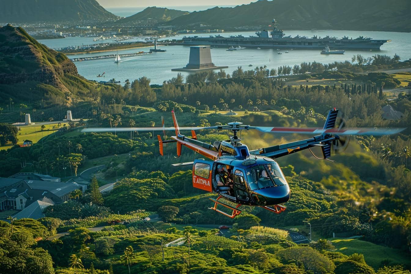 Experience Thrills : Skydiving and Helicopter Tours over Oahu's Majestic Waikiki